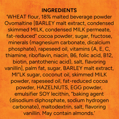 Ovomaltine Crunchy Swiss Sandwich Biscuit with 18% Malt, 250gm