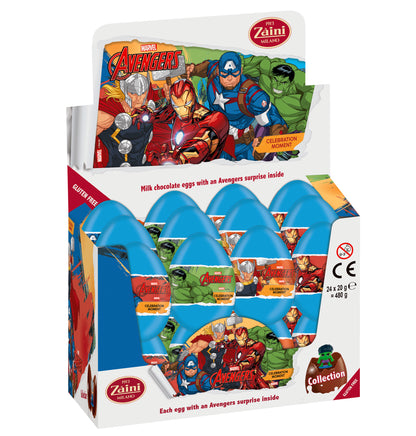 Zaini Avengers (24 Chocolate Eggs)