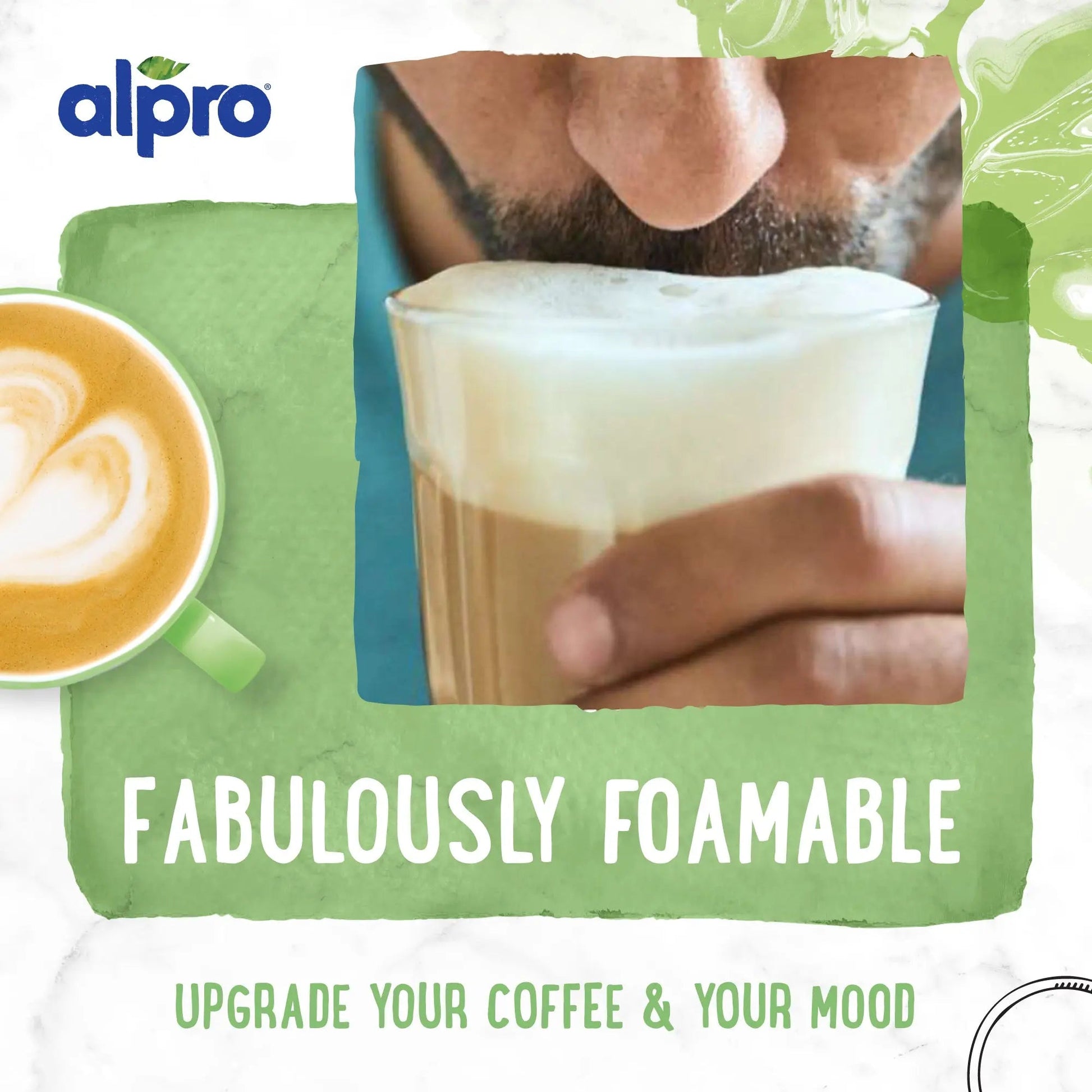 Alpro Barista Soya Drink 1L, 100% Plant Based And Gluten & Dairy Free, Suitable For Vegans, Naturally Free From Lactose, Rich In Nutrients Alpro