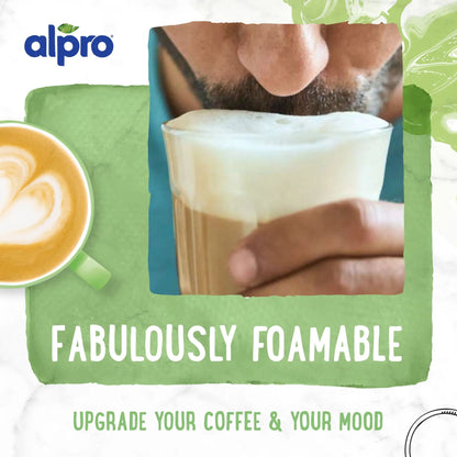 Alpro Barista Soya Drink 1L, 100% Plant Based And Gluten & Dairy Free, Suitable For Vegans, Naturally Free From Lactose, Rich In Nutrients Alpro