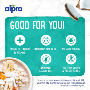 Alpro Coconut Drink 1L, 100% Plant Based And Gluten & Dairy Free, Suitable For Vegans, Naturally Free From Lactose, Rich In Nutrients Alpro