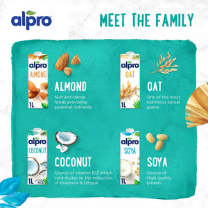 Alpro Coconut Drink 1L, 100% Plant Based And Gluten & Dairy Free, Suitable For Vegans, Naturally Free From Lactose, Rich In Nutrients Alpro