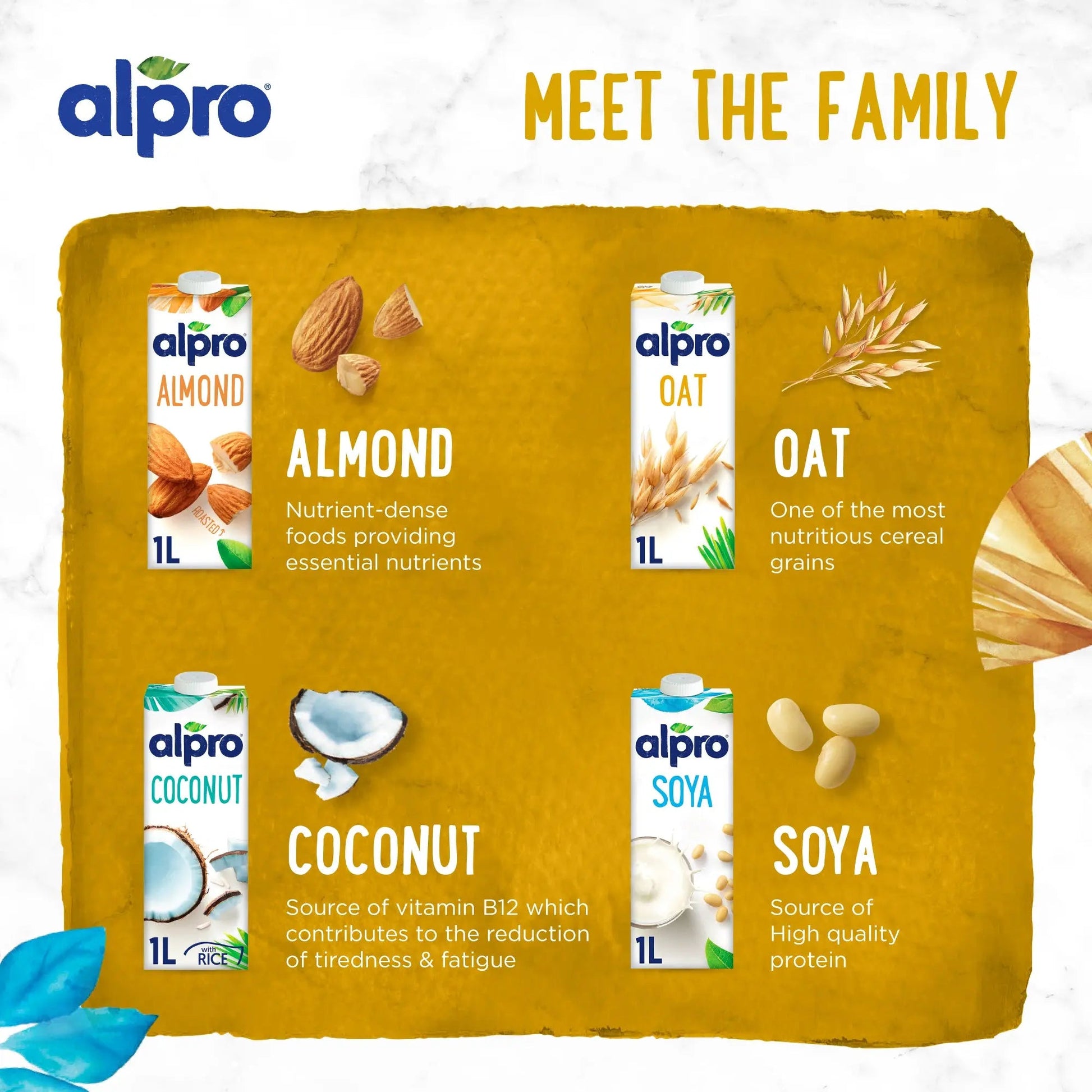 Alpro Oat Drink 1L, 100% Plant Based And Gluten & Dairy Free, Suitable For Vegans, Naturally Free From Lactose, Rich In Nutrients Alpro