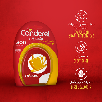 Canderel Sucralose 300 Tabs +60 TABS Free