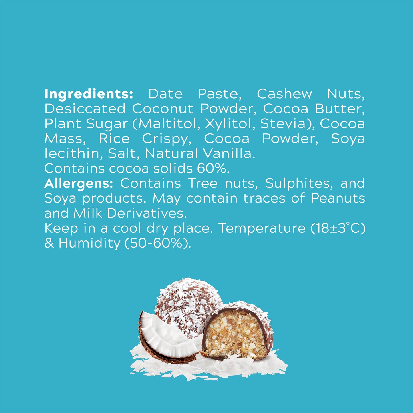 Fade Fit - Chocolate And Coconut Energy Balls 45g