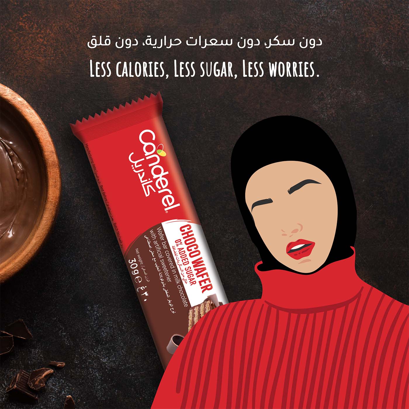 Canderel Choco Wafer - 30g