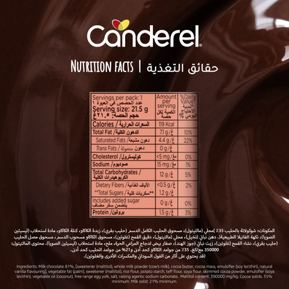 Canderal Choco Fingers - 21.5g