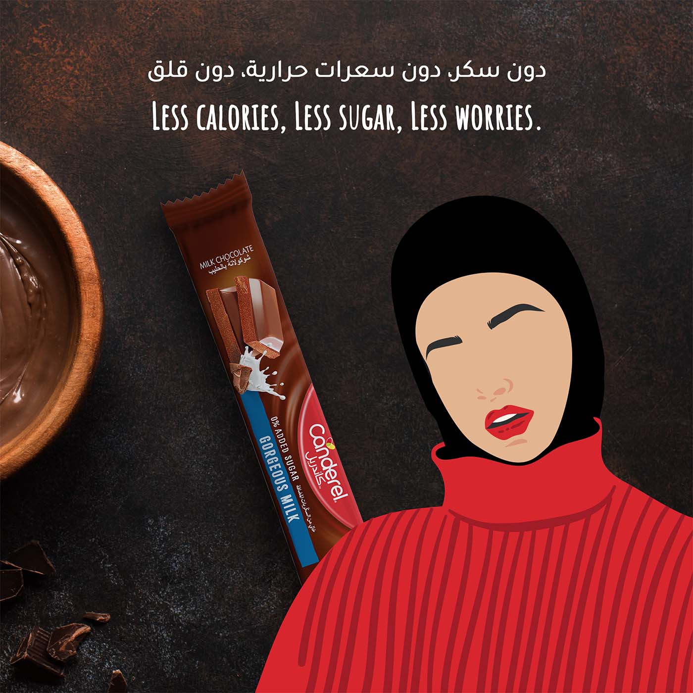 Canderel Chocolate Gorgeous Milk - 30g