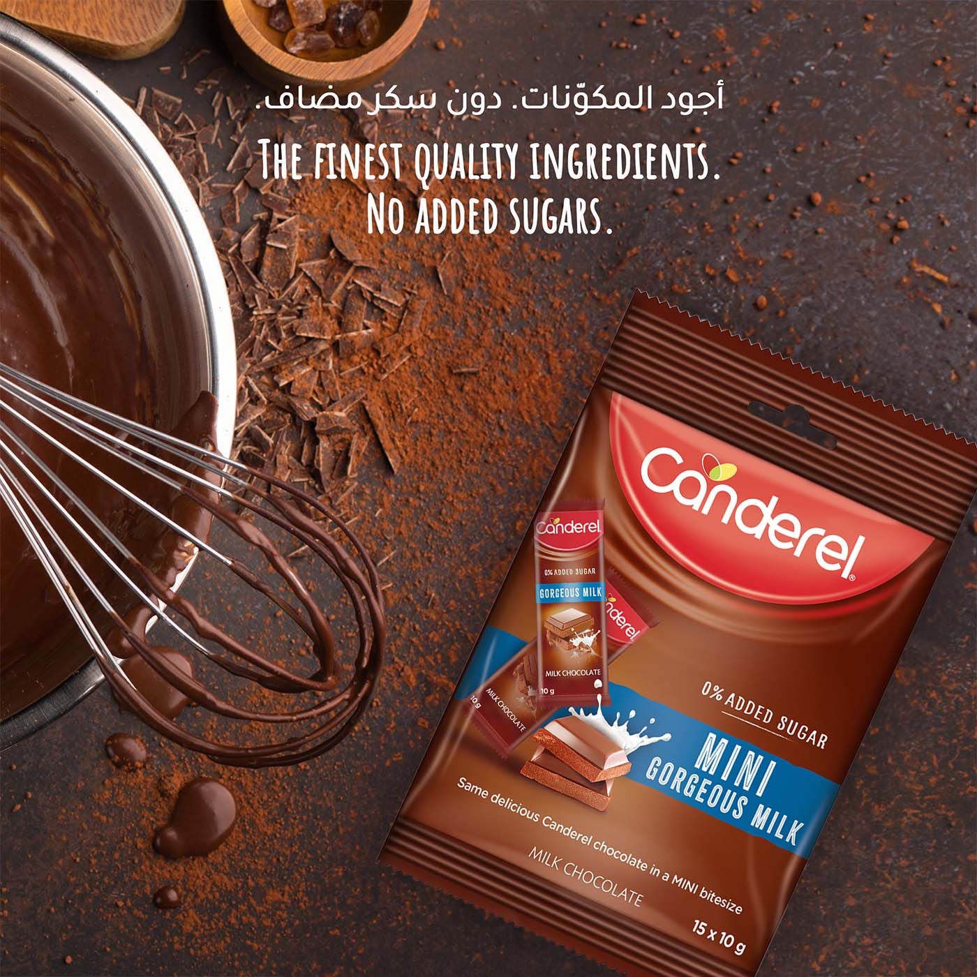Canderel Mini Chocolate Gorgeous Milk - 150g