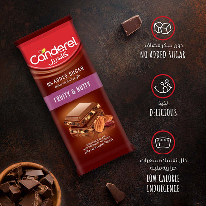 Canderel Chocolate Fruit & Nutty - 100g