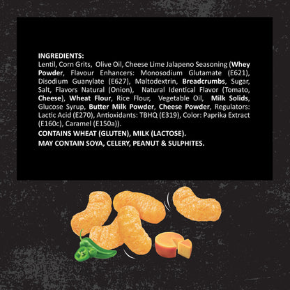 Fade Fit - Jalapeno Cheese Puffs, Rich in Protein, Baked, NON GMO 40gm