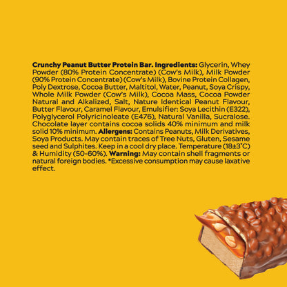 Fade Fit - Crunchy Peanut Butter Protein Bar (20 X 55g) Box