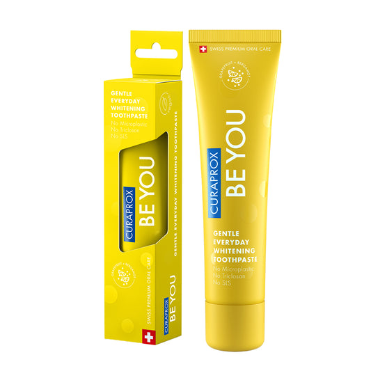 Curaprox Be you single pack, grapefruit + bergamot toothpaste, yellow, 60ml