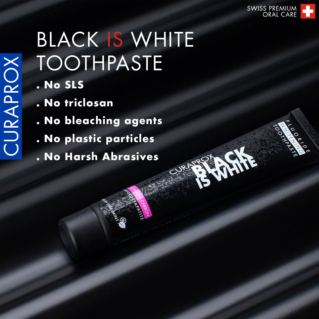 Curaprox Black is white toothpaste, 90ml