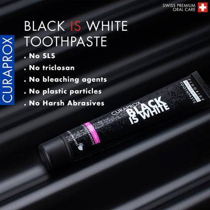 Curaprox Black is white toothpaste, 90ml