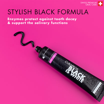 Curaprox Black is white toothpaste, 90ml