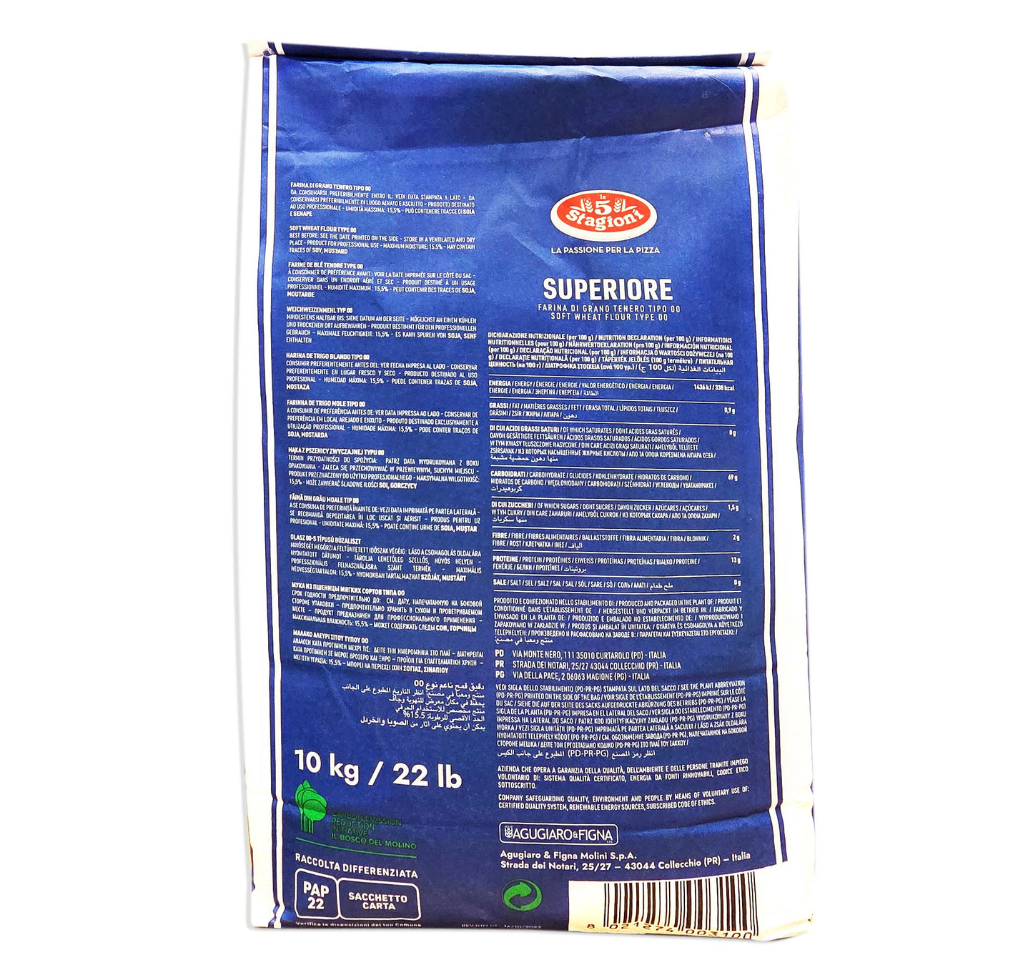 Le 5 Stagioni Farina Superior Flour 10kg