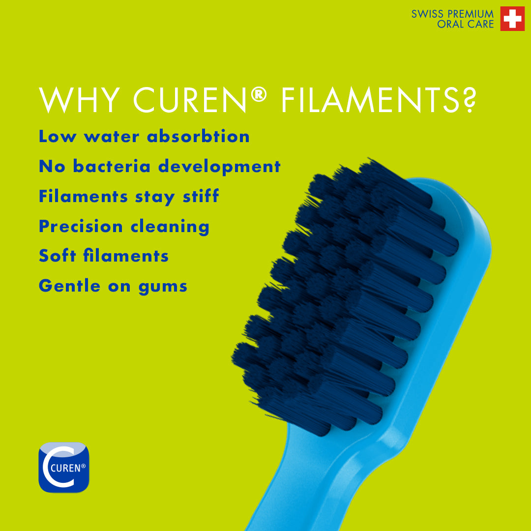 Curaprox CS 1560 Soft Toothbrush, Blister Single Piece Assorted Colors.