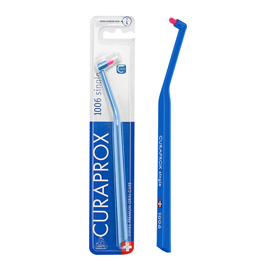 Curaprox CS 1006 Single Toothbrushes, Blister Single Pack. Assorted Colors.