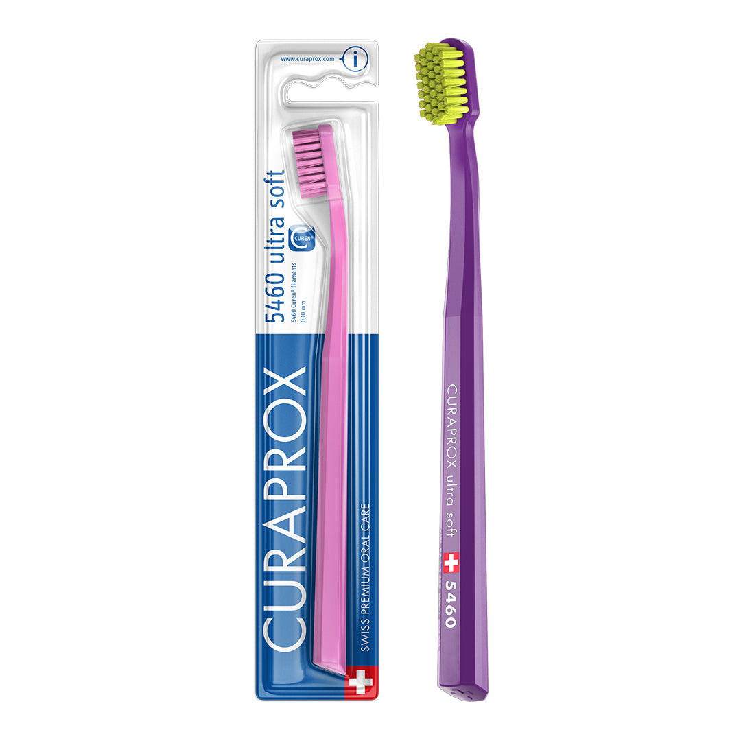 Curaprox CS 5460 Ultra Soft Toothbrushes, Blister Single Pack Assorted Colors.