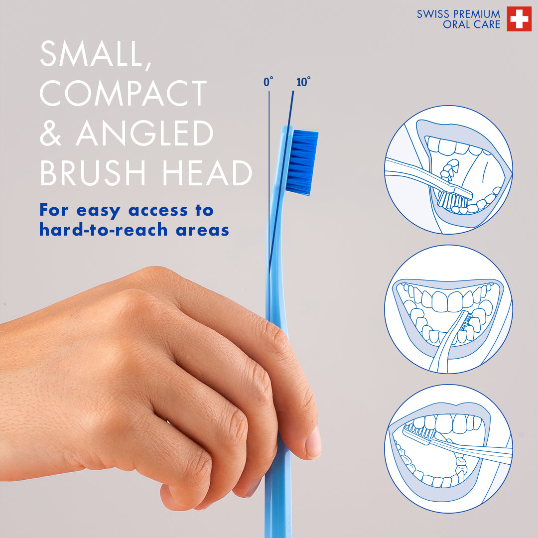 Curaprox CS 5460 Ultra Soft Toothbrushes, Blister Single Pack Assorted Colors.