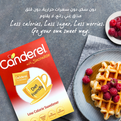 Canderel Sucralose, Low Calorie Sweetener - 50 Sachets (100gm)