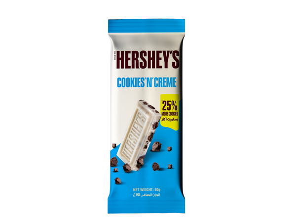 Hershey's Cookies 'n' Creme Chocolate Bar 90gm - Click Cuisine