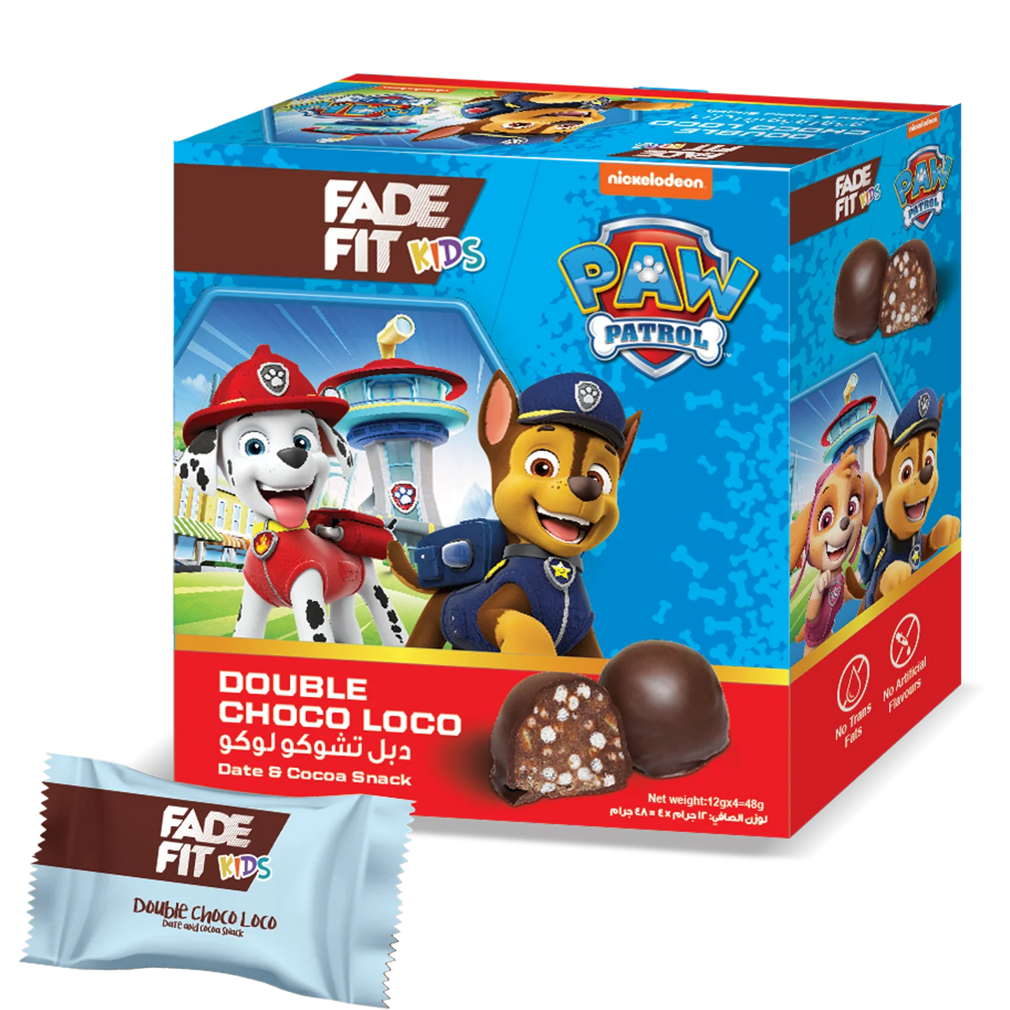 Fade Fit Kids Double Choco Loco Energy Balls 48g