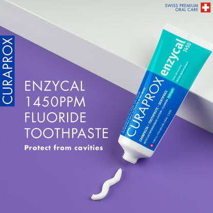 Curaprox Enzycal 1450 Toothpaste, 75ml