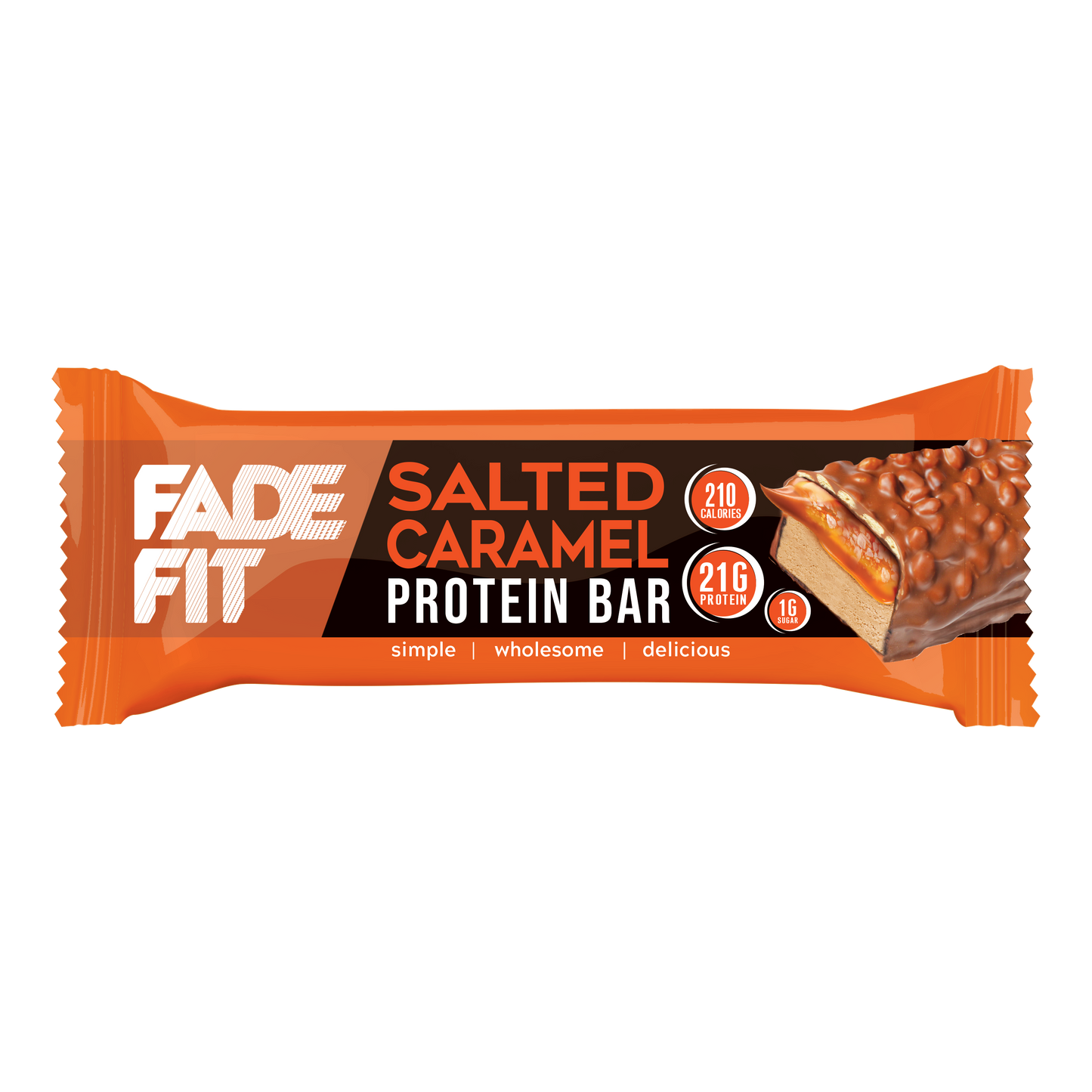 Fade Fit - Salted Caramel Protein Bar 55g