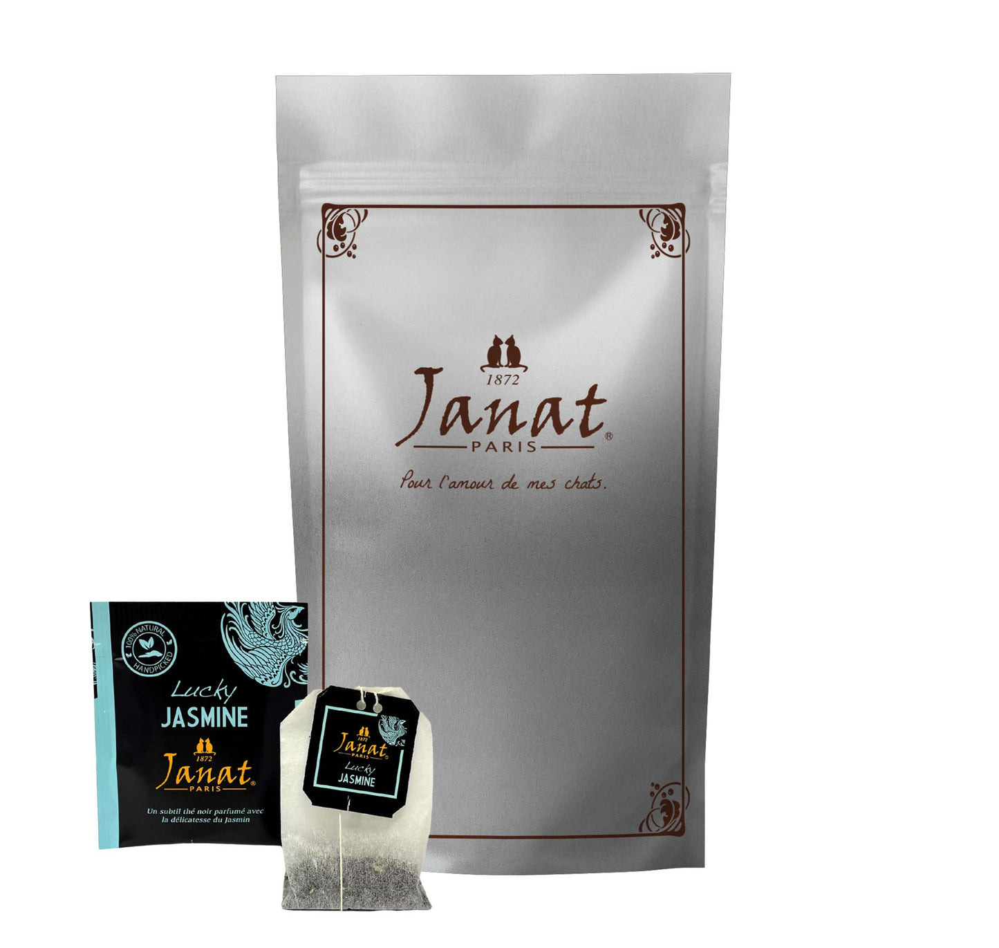 Janat Professional Series Ziplock Lucky Jasmine 100 Tea Bags
