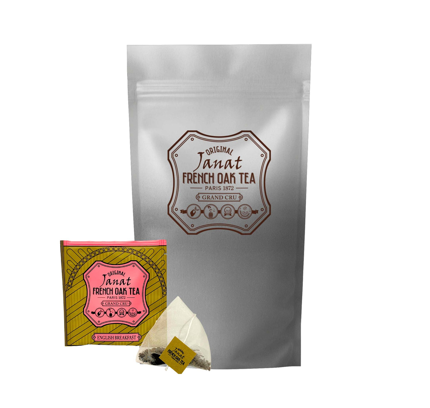Janat French Oak English Breakfast 60 Tea Bags