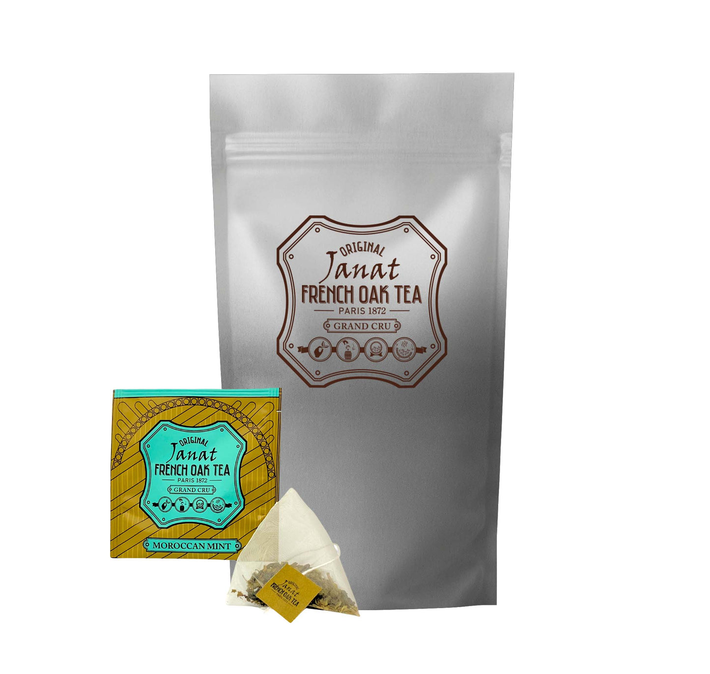 Janat French Oak Moroccan Mint 60 Tea Bags