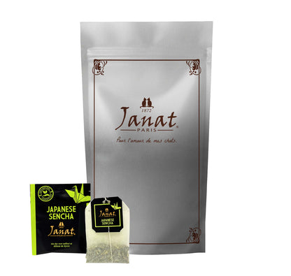 Janat Professional Series Ziplock Japanese Sencha 100 Tea Bags