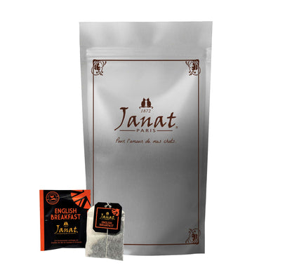 Janat Professional Series Ziplock English Breakfast 100 Tea Bags