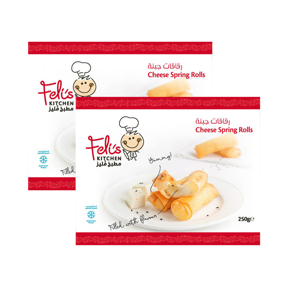 Feli's Kitchen Frozen Cheese Spring Rolls 2 x 250g