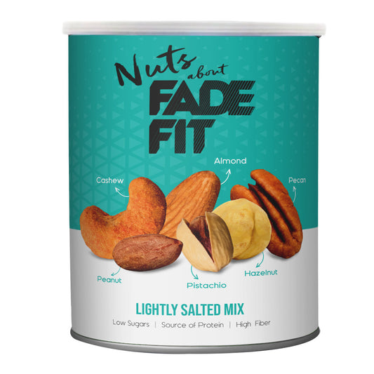 Fade Fit Lightly Salted Mix Nuts, Gluten Free, Low Sodium 200gm
