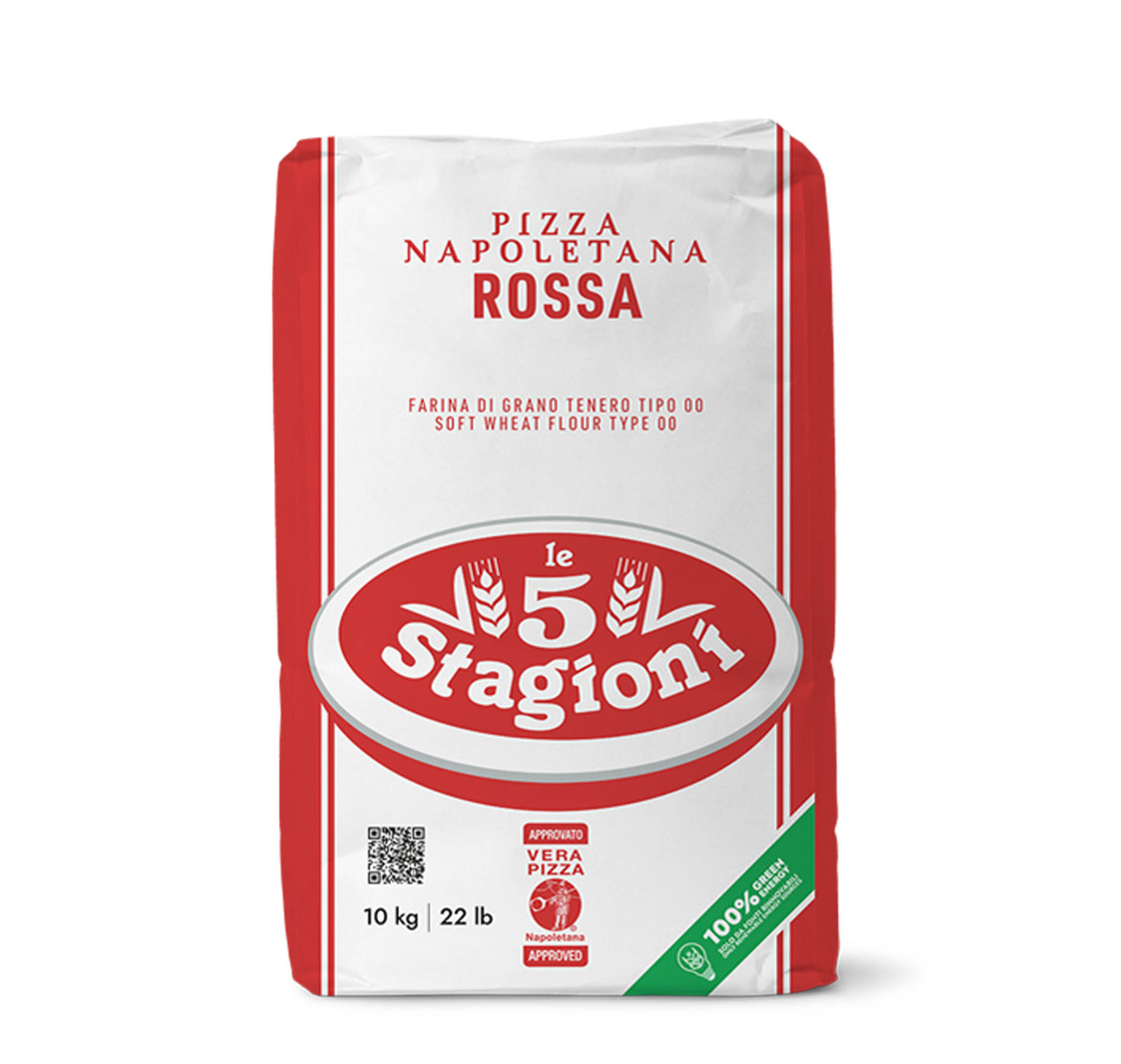 Le 5 Stagioni Farina Pizza Napoletana Rossa Flour 10kg
