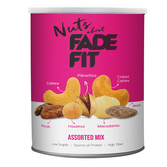 Fade Fit Assorted Mix Nuts, Gluten Free, Low Sodium 200gm