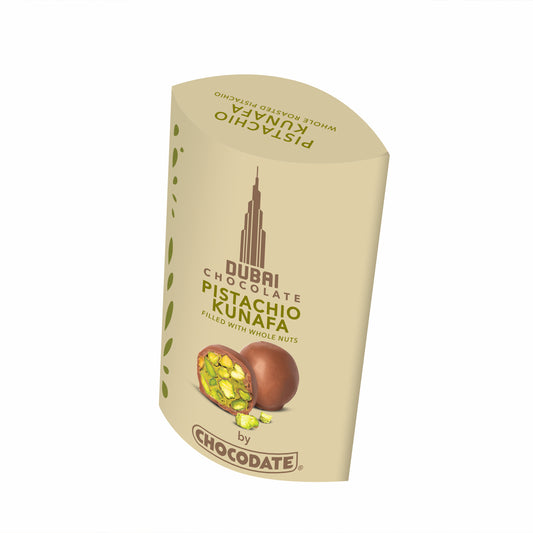 Chocodate Dubai Chocolate Pistachio Kunafa Filled with Whole Nuts 65gm Truffle