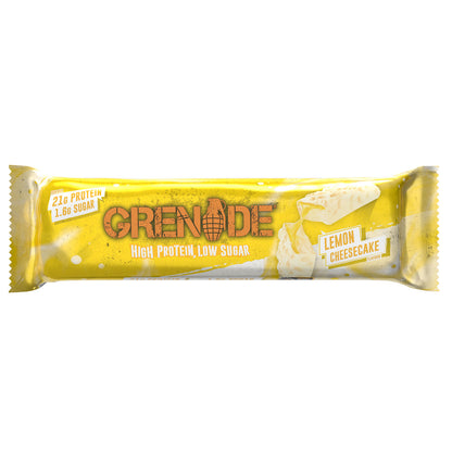 Grenade Lemon Cheesecake- High Protein Bar - Low Sugar  60gm