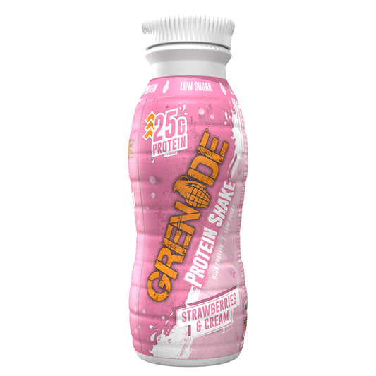 Grenade Strawberries & Cream Protein Shake - High Protein - Low Sugar 330ml