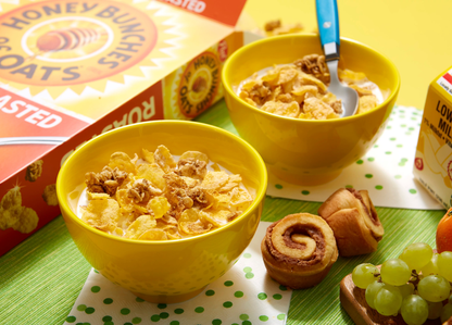 Post Honey Bunches of Oats Almond, Low Fat, with Whole Grain Cereal 340gm