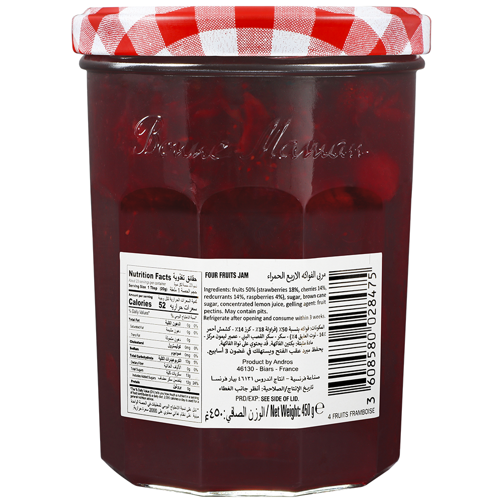 Bonne Maman Four Fruits Preserve (450g)