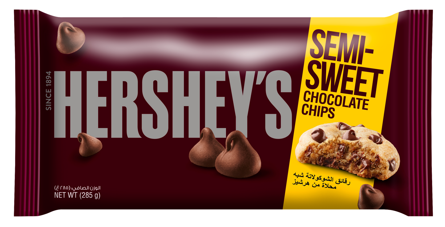 Hershey’s Semi-Sweet Chocolate Chips, for Baking All Kinds of Desserts, 285g