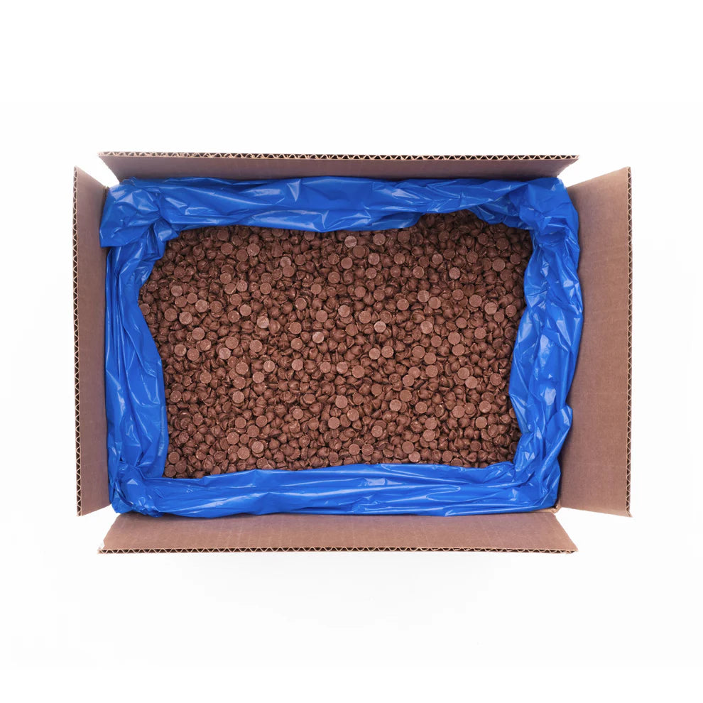 Hershey's Milk Chocolate Baking Chips 25 LBS Box