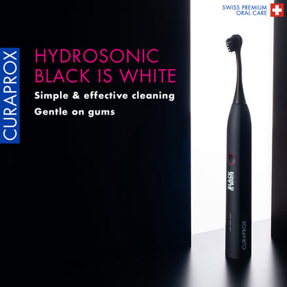 Curaprox Black is White Hydrosonic, Sonic Toothbrush