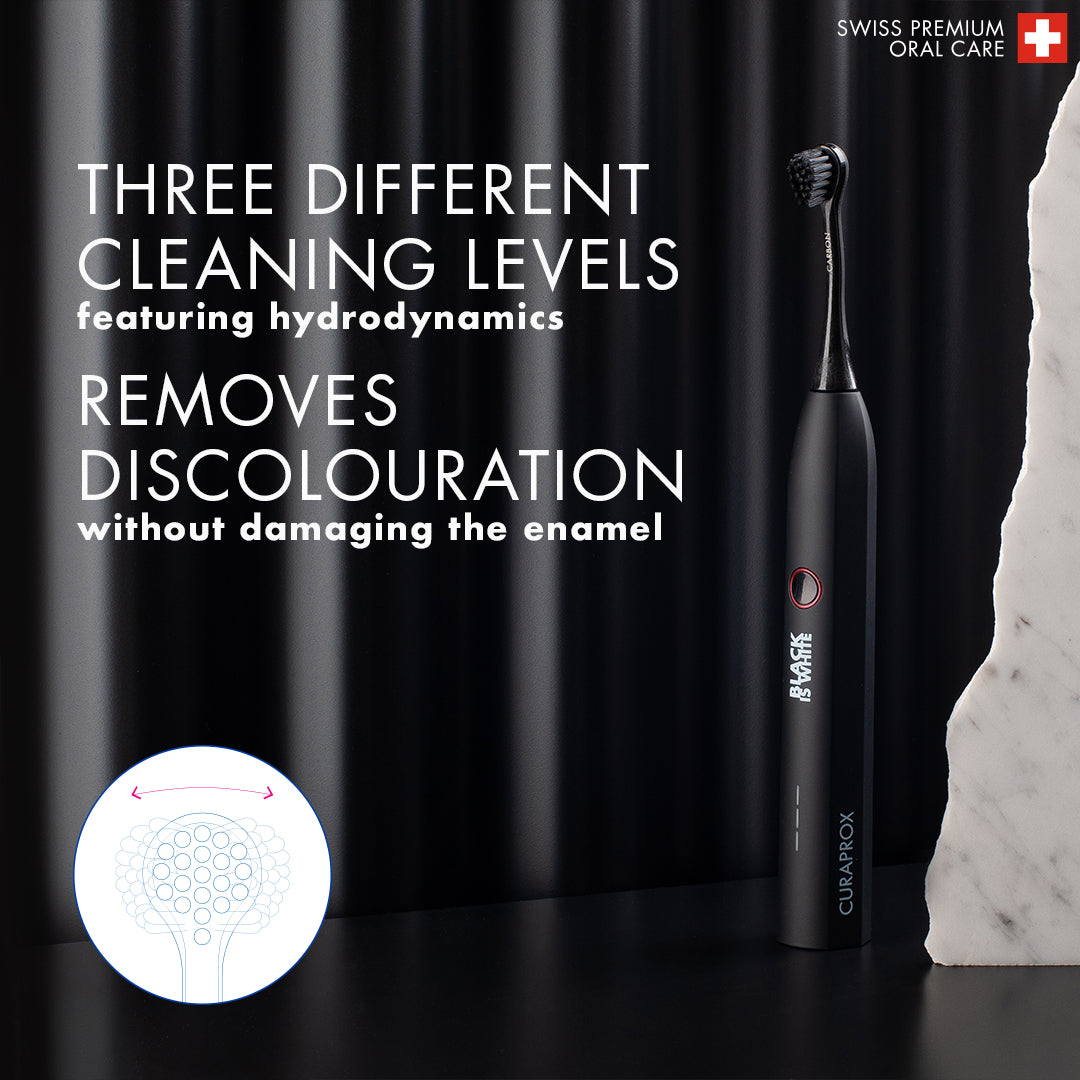 Curaprox Black is White Hydrosonic, Sonic Toothbrush