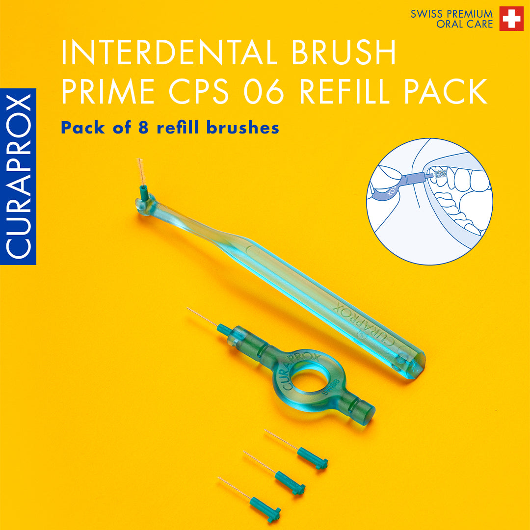 Curaprox CPS 06 prime refill, 8 pcs., turquoise, international