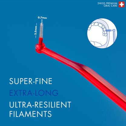 Curaprox CPS 07 prime refill, 8 pcs., red, international